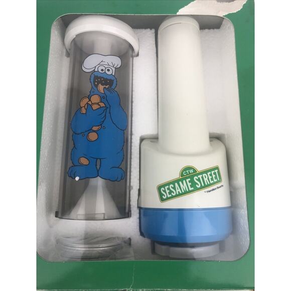 Sesame Street Cookie‎ Monster Cookie Press Hamilton Beach Motorized Vintage 1998 - Picture 7 of 10